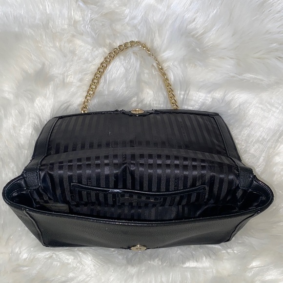 Victoria’s Secret Black and Gold Chain Crossbody Purse - Picture 4 of 6